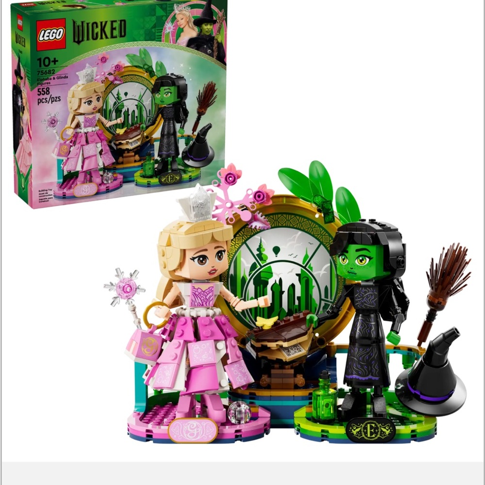 LEGO Wicked Witch and Glinda Set - Pink and Black